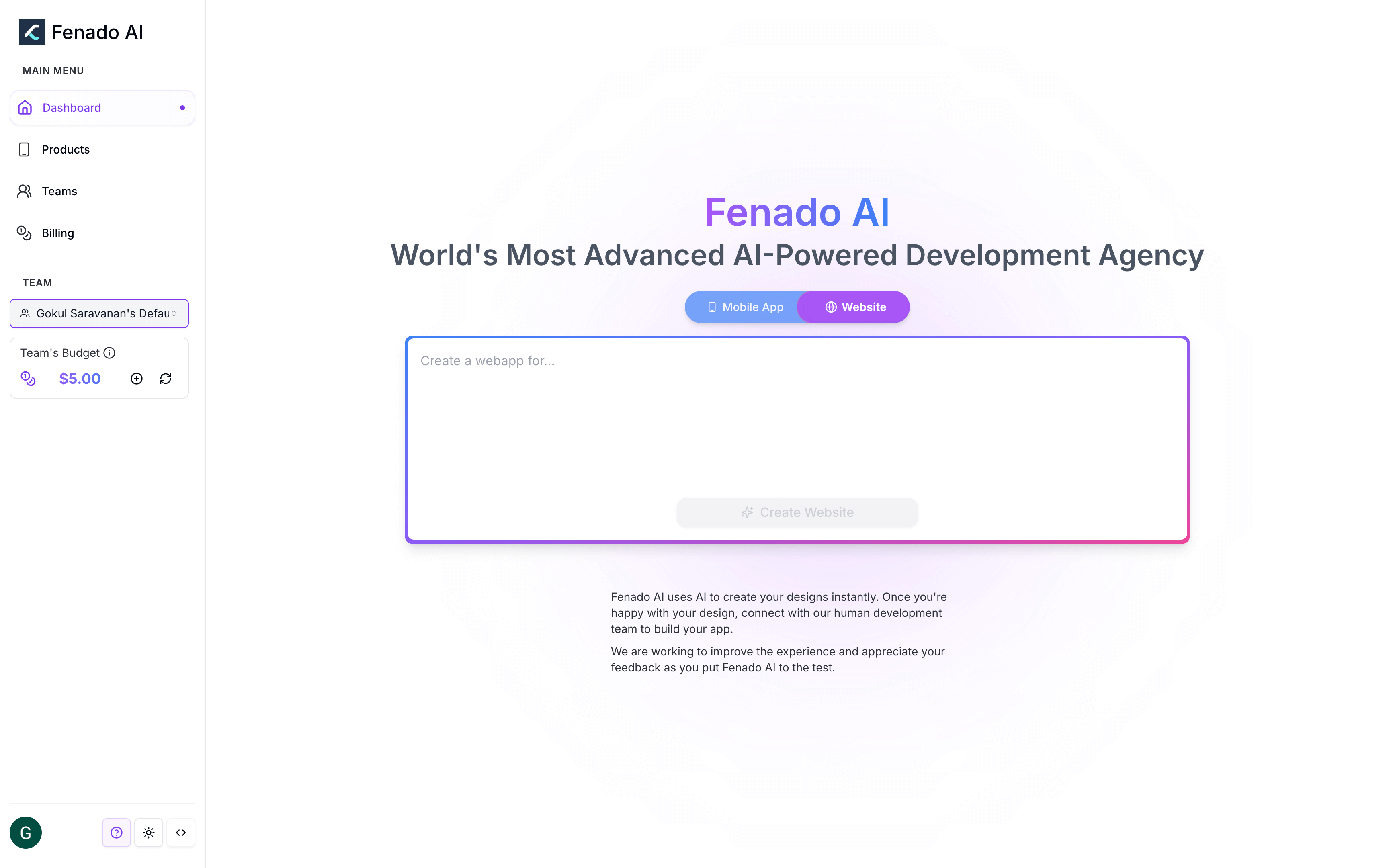 Fenado AI platform
